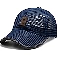 KECOP Mesh Caps for Women,Breathable Full Mesh Hat for Men,Quick Dry Cooling Caps for Women,Lightweight Trucker Sports Hats
