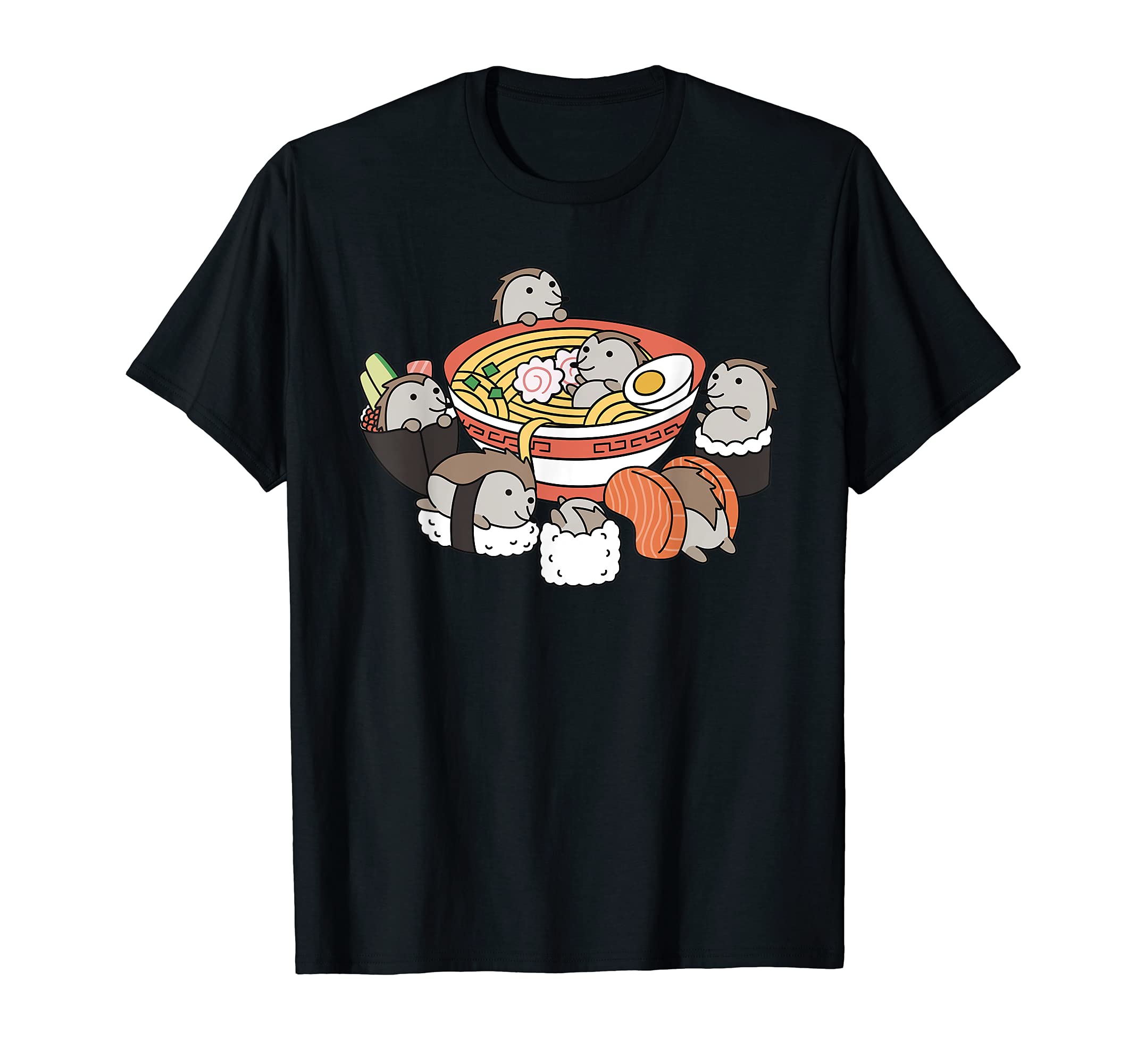 Ramen Sushi Hedgehog Pet T-Shirt