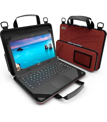 Chromebook コード・ケース付き Amazon.com: UZBL 11-11.6 Inch Always-on Chromebook Protective Hard