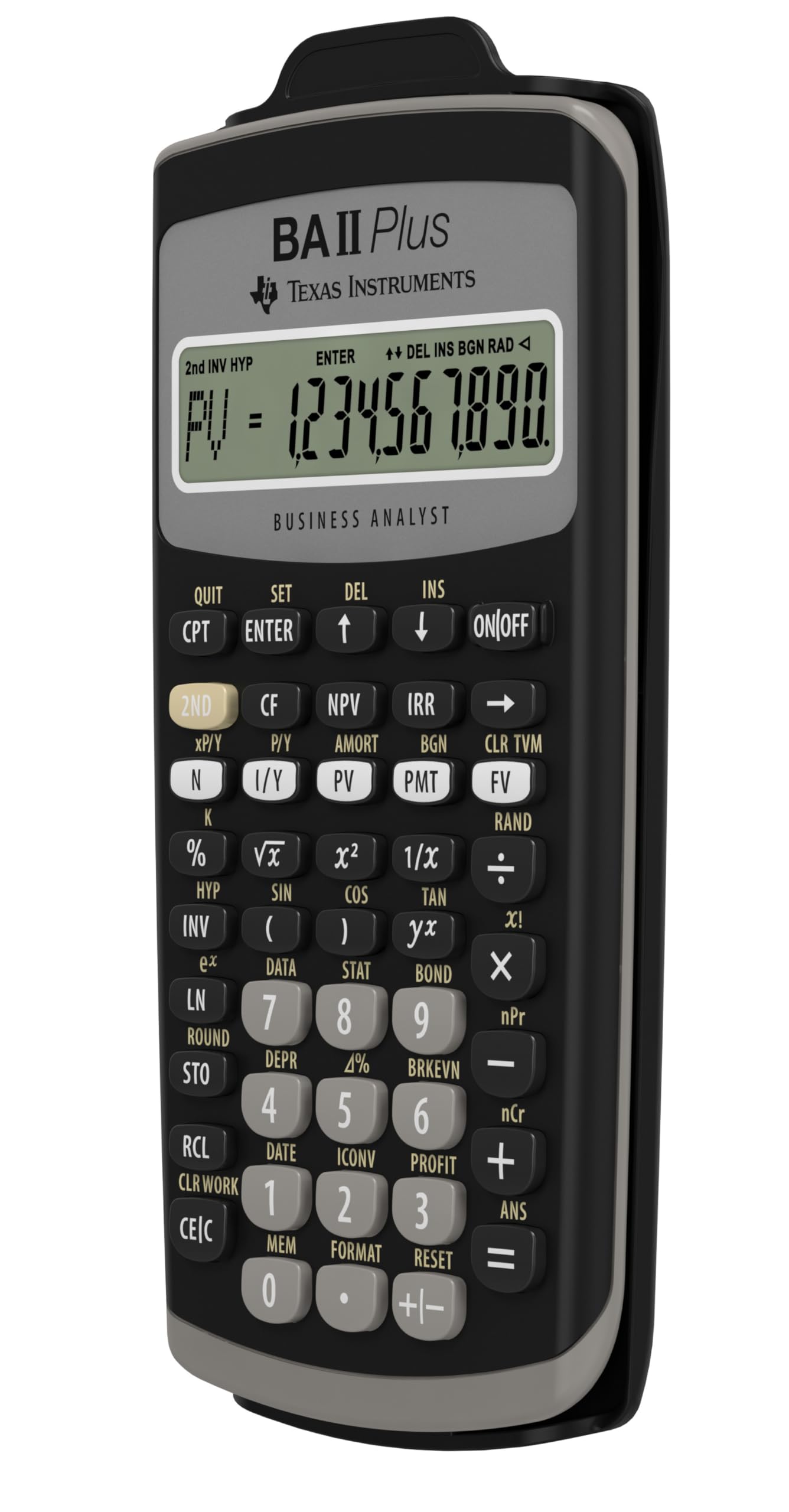 Texas Instruments BA II Plus Financial Calculator, Black Medium