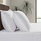 Luxury Bamboo Market | King Envelope Pillowcase Set | 100% Viscose Made from Bamboo | Organically Grown | Ultra Soft | Cooling | 2pcs [Classic White]