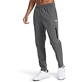 Reebok Mens Tremont Fleece Pant, Standard Fit with Open Bottom, 30” Inseam, Midweight Cotton-Poly Fleece Fabric