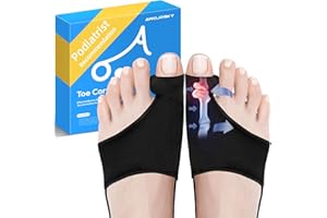 AWOJRSKY 2 pcs bunion corrector for Women big toe straightener bunion corrector for men, bunion relief bunion splints reduce pain and correct toe alignment, brace day & night, Comfortable & washable (Black)