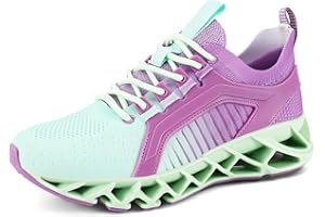 COKAFIL Women's Walking Shoes Lightweight Breathable Tennis Running Blade Fashion Sneakers for Athletic Sports Training Jogging Travel