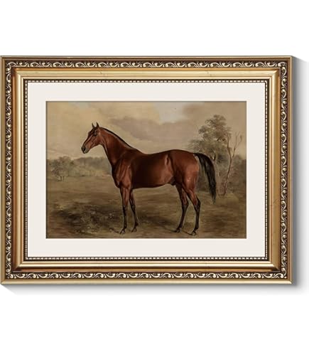 Amazon.com: ArtExpert Fox Hunting Scene by J.N. Sartorius - 18x12