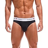 Summer Code Mens Classic Premium Briefs Pack Cotton Bulge Pouch Underwear Breathable Low Rise Underpants for Men