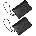 Samsonite 2-Pack Vinyl ID Tags, Black