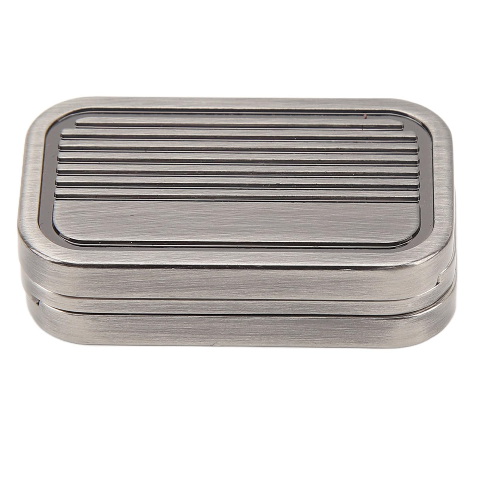 Atyhao Fidget Slider Poker Push Card, Magnetic Shuffle Push Toy, Stainless Steel, Stress Relief, Portable & (Type A)