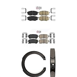 Transit Auto Front Rear Ceramic Disc Brake Pads Kit