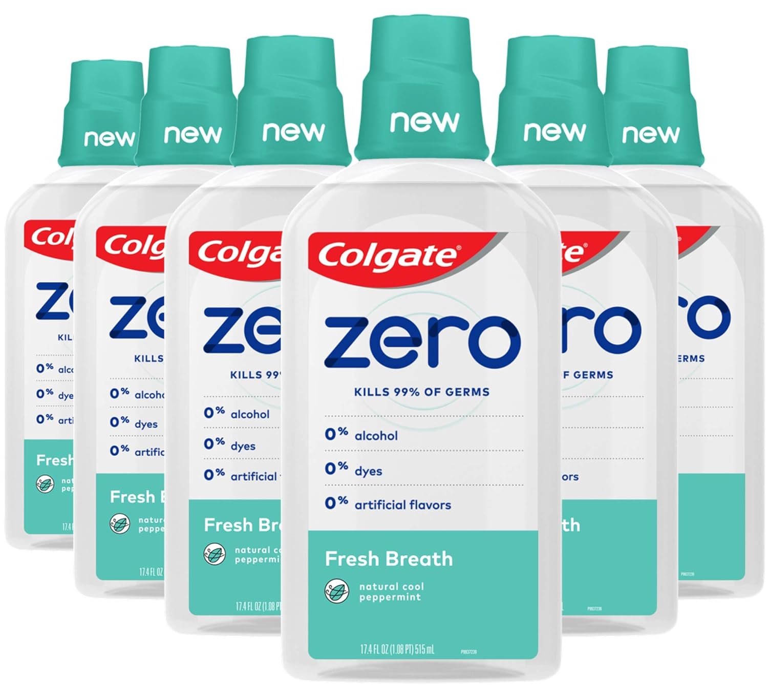 Colgate Total Alcohol Free Mouthwash for Bad Breath, Peppermint - 1L, 33.8 fluid ounce (3 Pack) : Beauty