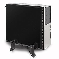IO CREST Mobile Desktop Tower Computer Floor Stand