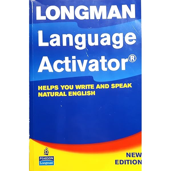 Longman Language Activator: Longman: 9780582415485: Amazon.com: Books