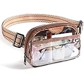 LATMAP Clear Bag for Stadium Events, Clear Purse for Women Stadium Crossbody Bag, Transparent Bag for Concerts Sports