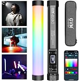 GVM RGB Tube Light With Spotlight, Magnetic Handheld Full-Color LED Stick Light 2000K-10000K CRI97+ Video Light, 3300mAh Built-In Battery, 6 Pixel Effects, 12 Lighting Scenes