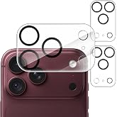JETech Camera Lens Protector for iPhone 18 Pro Max, 3-Pack | 9H+ Tempered Glass, HD Clear, Scratch Resistant, Night Shot Compatible, Case Friendly