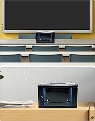 QWORK 6U Network Server Cabinet Enclosure, Wall