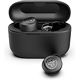 JLab Go Air Pop+ True Wireless Earbuds, in Ear Headphones, Bluetooth Earphones, 35H Playtime Ear Buds, Bluetooth Earbuds with Microphone, USB-C Charging Case, Dual Connect, EQ3 Sound, Black