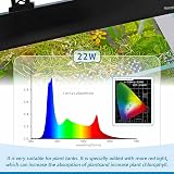 hygger Clip On Full Spectrum Aquarium Light 22W Day Night Timer 120 LEDs view 4
