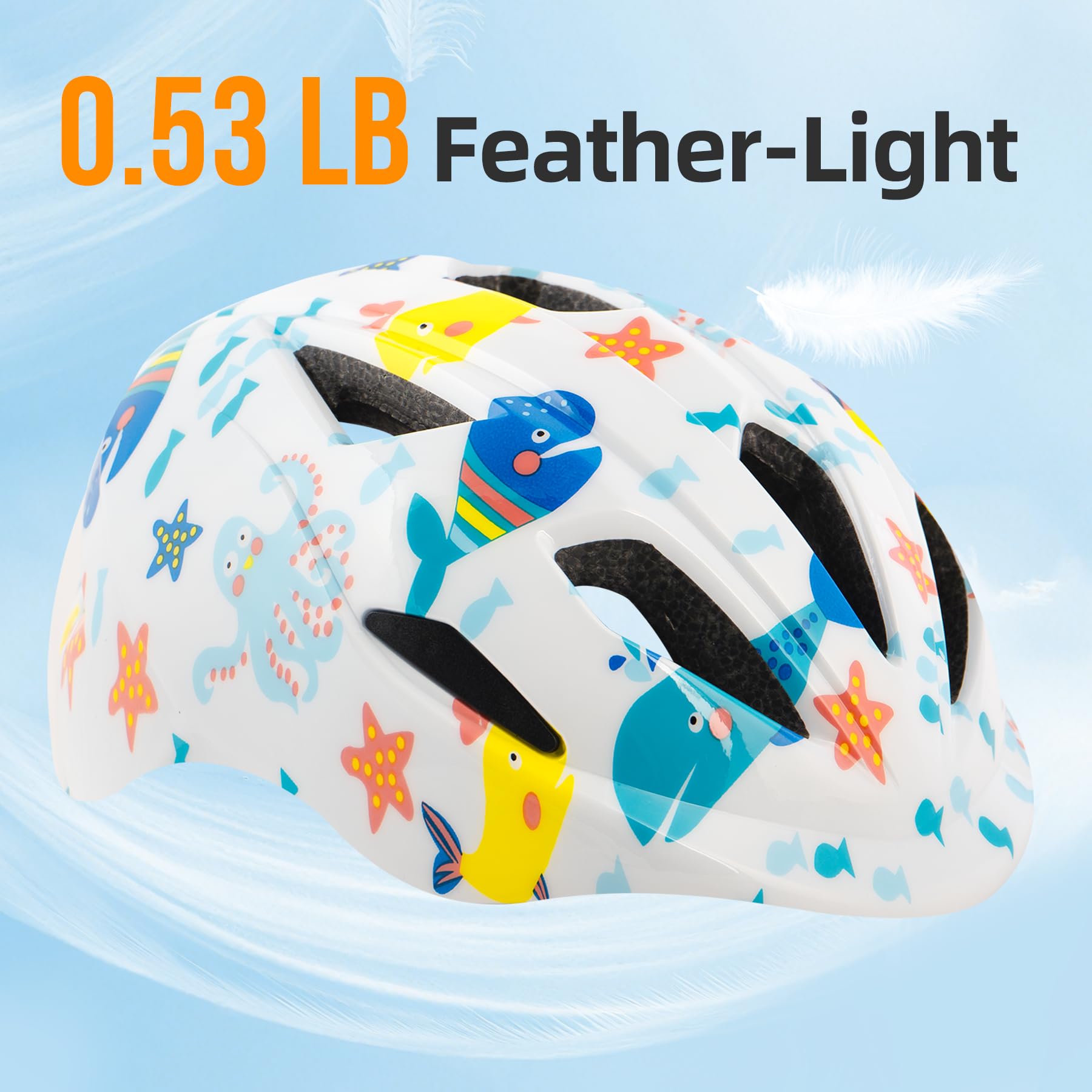 Bike Helmet Toddlers Kids 1-8 Year Old - Bicycle Skate Board Helmets Small Toddler Girls Boys 3-5 2-4 6-7 5-8 Years