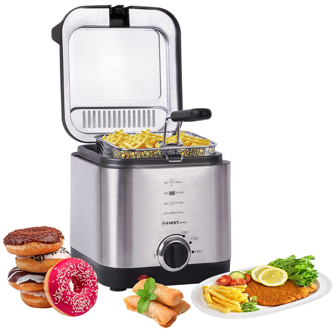 First Austria FA 5058-1 - Freidora, 900 W, 1.5 l, color gris: Amazon.es: Hogar