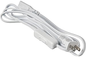 DALS Lighting 6000-ACCPC 6' Power Cord for PowerLED Linear, Black