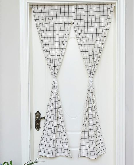 Amazon のれん ドアカーテン 幾何系 花柄 格子系 縞模様 棉麻 遮光ドア おしゃれ 目隠し 遮光 部屋仕切り 玄関用 キッチン リビング 洗面所 台所用 北欧風 室内インテリア 四季用 ロング 85 150cm 130 0cm のれん オンライン通販