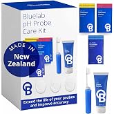 Bluelab CAREKITPH pH Probe Care Kit with Calibration Solution, Storage Solution, and Brush, Used for pH Pen, Meter, Monitor, Controller and Tools for Hydroponic System and Indoor Plant Grow