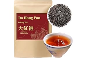 Yuexi Oolong Tea Loose Leaf Da Hong Pao Tea Big Red Robe Oolong Tea Chinese Tea Dahongpao Oolong Tea Fujian Wuyi Mountain 120g/4.23oz 大红袍 武夷岩茶