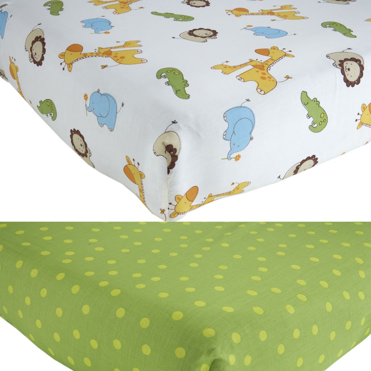 zoo crib bedding set