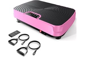 YGZ 2025 Upgrade Vibration Plate Exercise Machine for Lymphatic Drainage,400Lbs Capacity Full-Body Workout Platform Vibrating Plate Pilates Equipment,Home Workout Equipment for Fitness Weight Loss