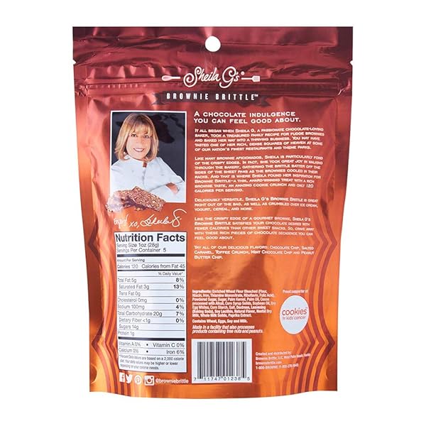 BROWNIE BRITTLE SALTED CARAMEL, 5 OZ