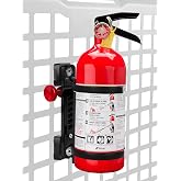 ZIDIYORUO MOLLE Panel Fire Extinguisher Mount Fits 1&ldquo;-2" Panle Slot Holes | Quick Release Car Fire Extinguisher Bracket with Adjustable 4 Clamps for Vehicles Trucks Jeeps MOLLE Panle Accessories