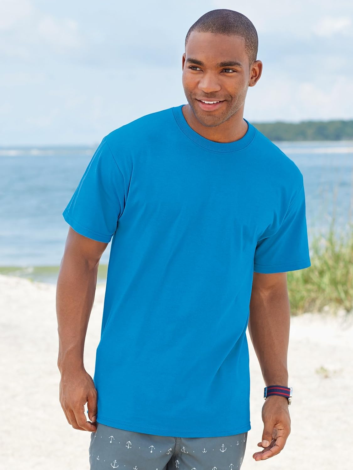 Fruit of the Loom 5 Oz., 100% Heavy Cotton Hd T-Shirt (3931)- Black,Small: Clothing