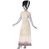 AOBUTE Womens Halloween Costume Long Sleeves White Ivory Velvet Maxi Dress