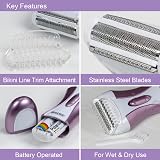 Bauer Professional 38730 Soft and Smooth Lady Shaver Wet Dry Battery Operated view 6