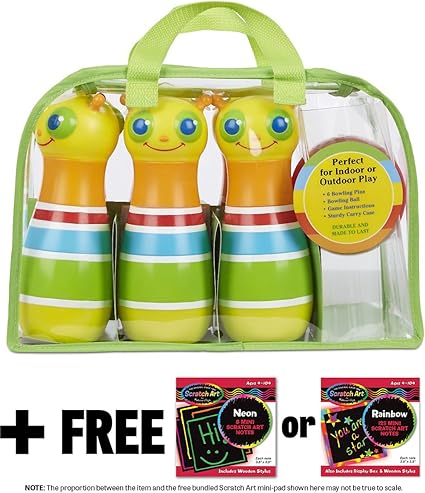 melissa and doug happy giddy bowling set