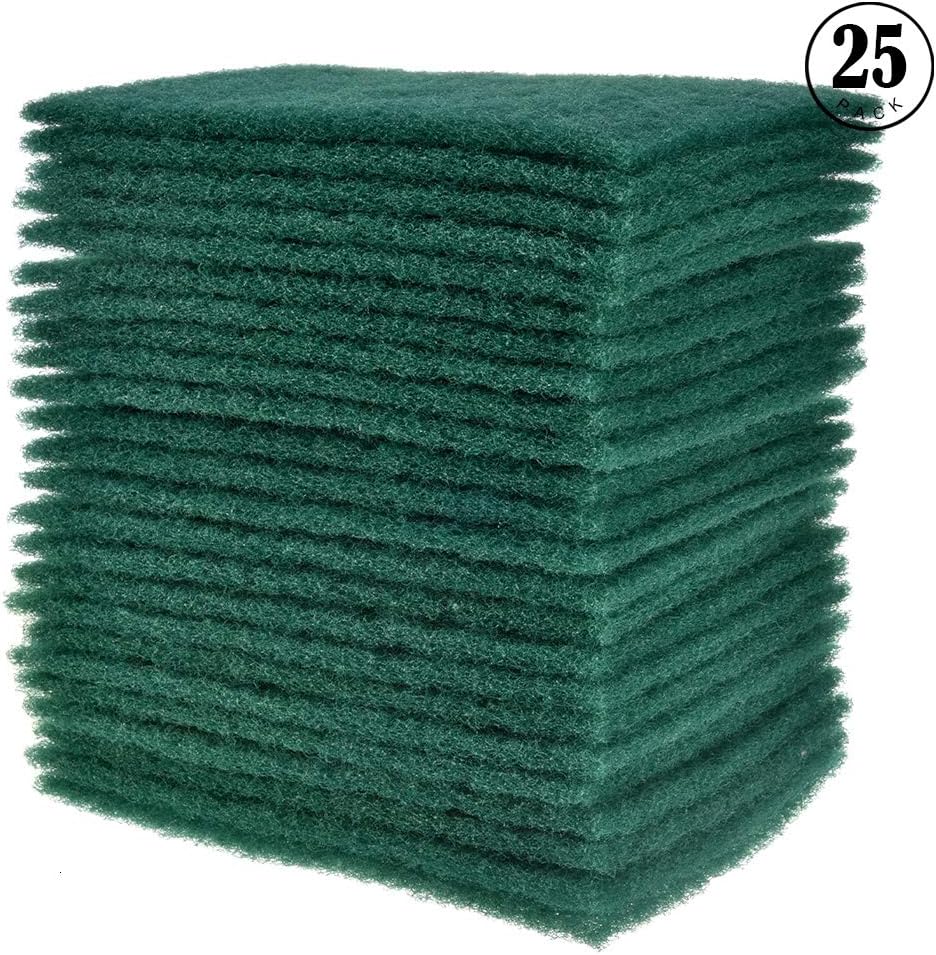Scouring Pad, 25 Pack Non Scratch Scrub Sponge Scour Pads