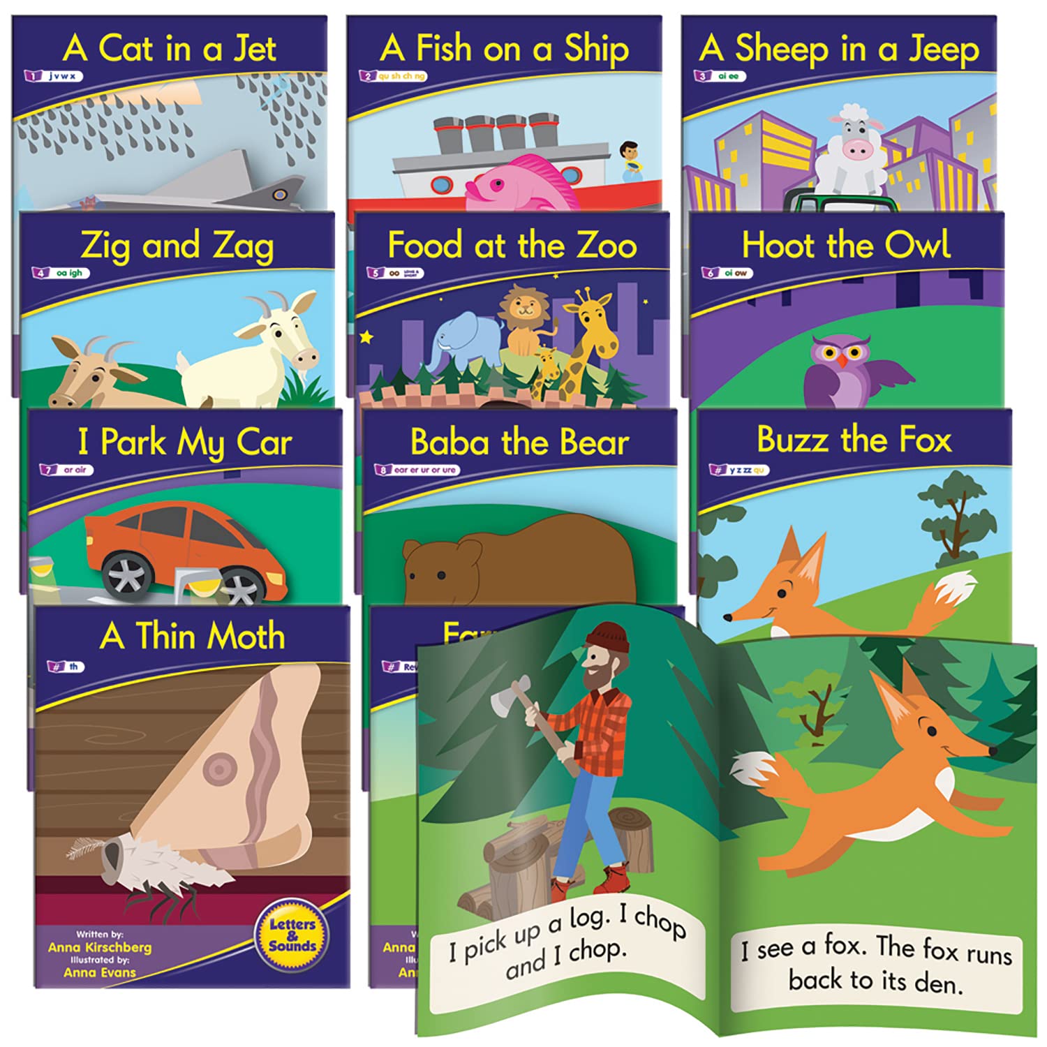 Junior Learning Letters & Sounds Phase 3 Set 1 Fiction Decodable Readers