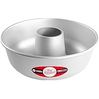 Fat Daddio's RMP-10 Anodized Aluminum Ring Mold Pan, 10 x 3.5 Inch, Silver