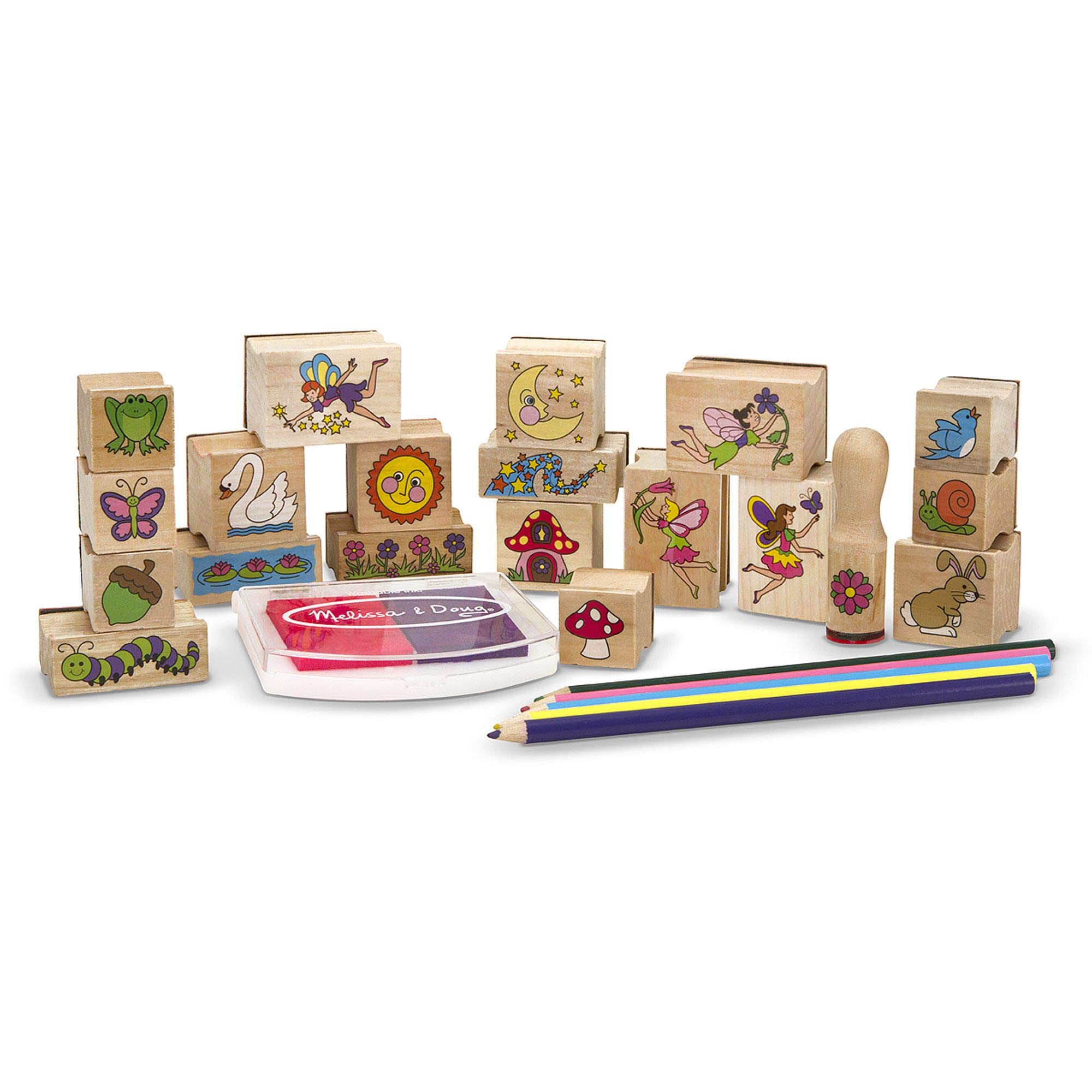 melissa and doug fairy stamp set