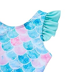 Mermaid Swimsuit for Girls 5T Bathing Suits Size 6T