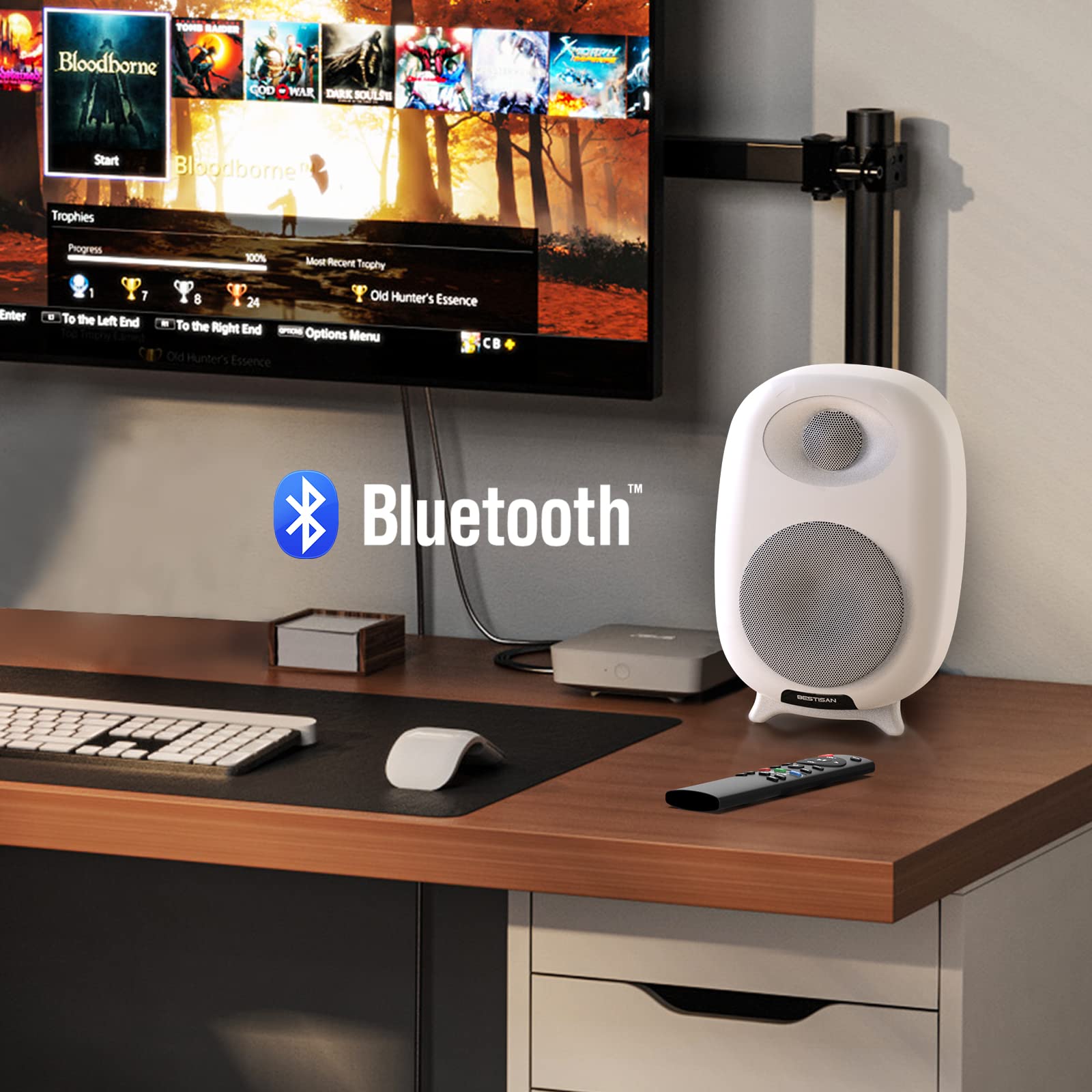 Mua BESTISAN SR06 Bluetooth Bookshelf Speakers with 3 inch Woofer ...
