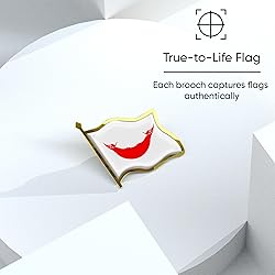 Easter Island (Rapa Nui) Flag Lapel Pin - Enamel