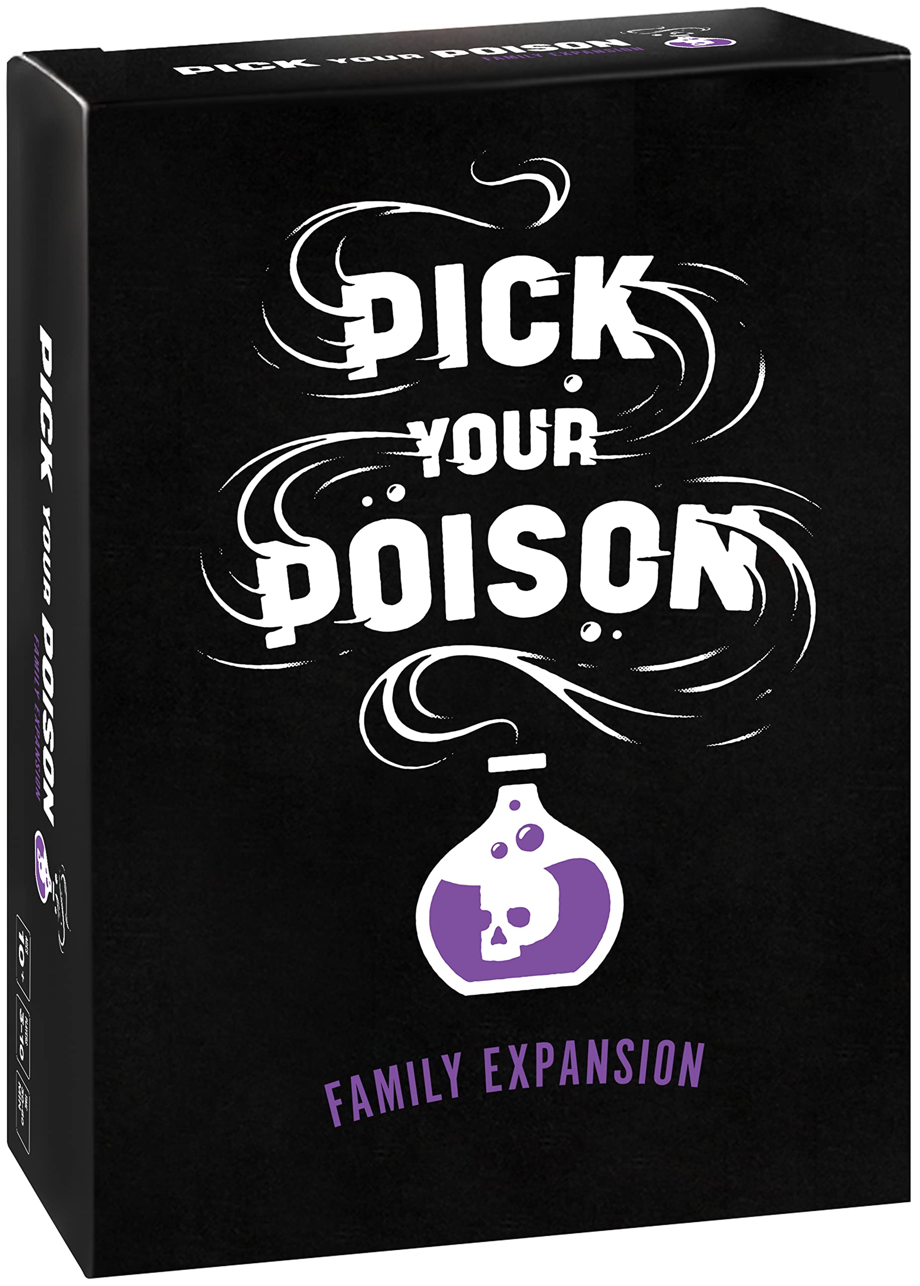 PICK YOUR POISON Party Game - FAMILY Expansion - 100 New Cards for The “What Would You Rather Do?” All Ages Game for Kids, Tweens, Teens, College Students, Adults, Fun Parties & Board Games Night