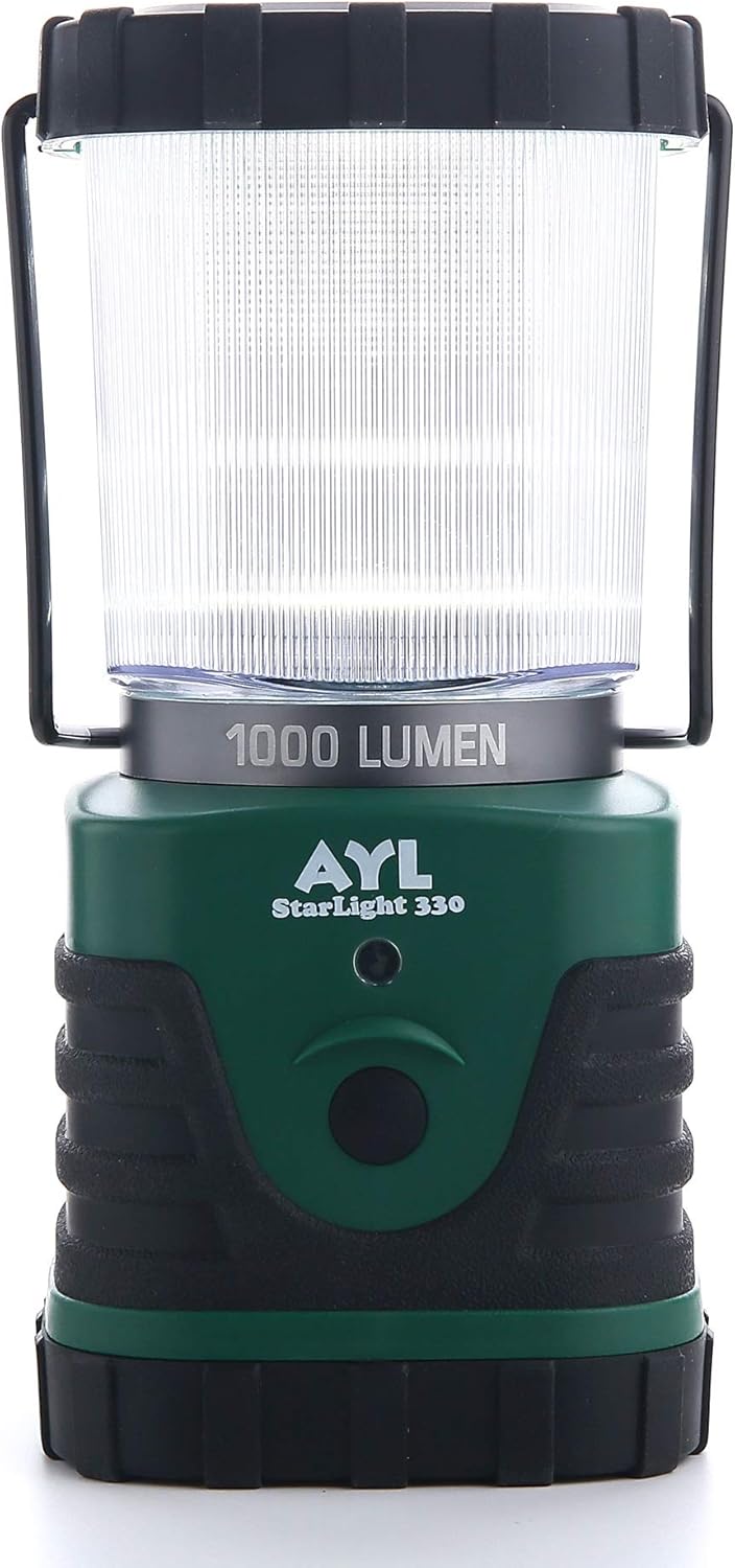 AYL Starlight - Water Resistant - Shock Proof - Battery Powered Ultra Long Lasting Up to 6 Days Straight - 1000 Lumens Ultra Bright LED Lantern - Perfect Camping Lantern for Hiking, Camping : Sports & Outdoors