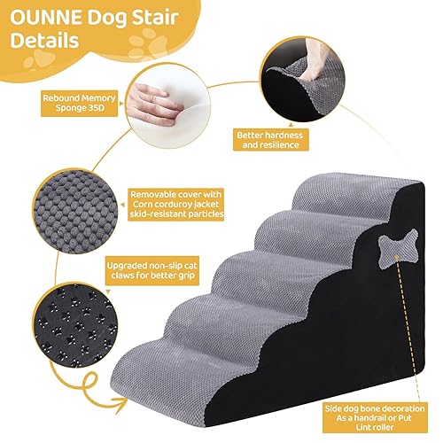Stairs Paw Ramp Amazon OUNNE Dog Stairs For Small Dogs And