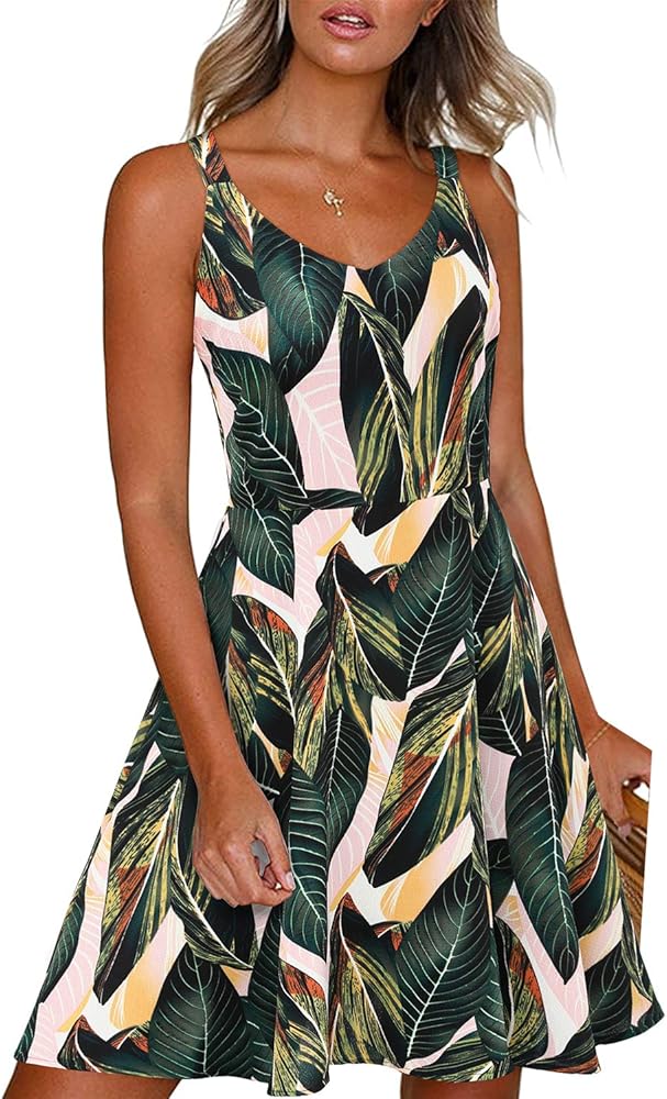 v neck sun dresses