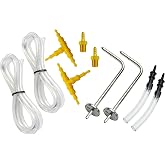 ZIBOO JL3MN2 Manometer Probe Kit, Compatible with Klein Tools ET180 Digital Manometer Compatible with Fieldpiece JL3KM2, SDMN5，SDMN6，ADMN2,HVAC Pitot Static Tube Fit (ZIBOO JL3MN2)