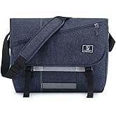 OIWAS Messenger Bag for Men, 15.6 Inch Laptop Crossbody Bags Women Casual Satchel Shoulder Bag College Travel Office Briefcase