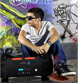 pyle street blaster boombox stereo speaker